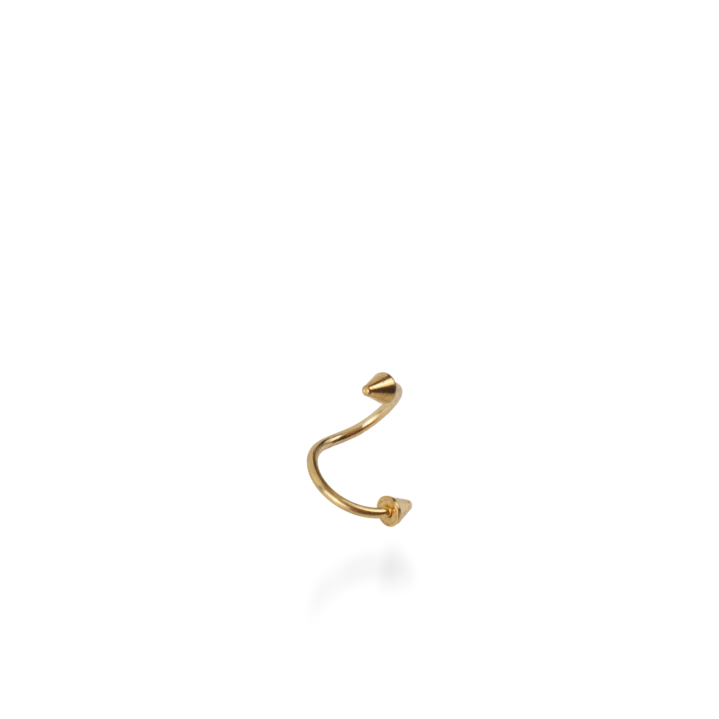 Σκουλαρίκι για piercing Mar and Mar Arrow Barbell (Gold) από ανοξείδωτο ατσάλι