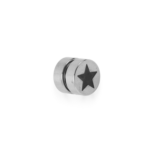 Σκουλαρίκι με μαγνήτη Mar and Mar Magnetic Bar Star από ανοξείδωτο ατσάλι