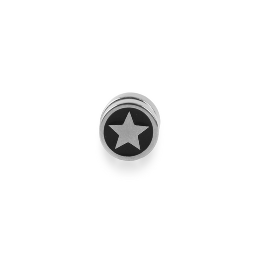 Σκουλαρίκι με μαγνήτη Mar and Mar Magnetic Bar Star II από ανοξείδωτο ατσάλι