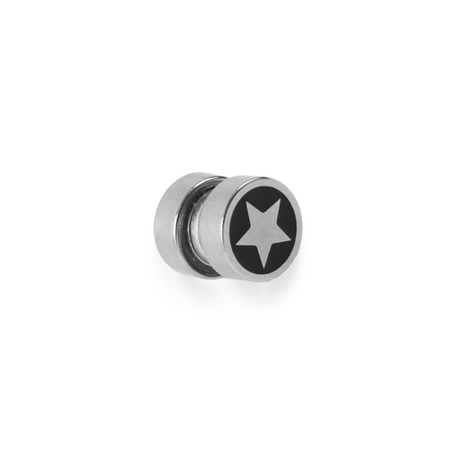 Σκουλαρίκι με μαγνήτη Mar and Mar Magnetic Bar Star II από ανοξείδωτο ατσάλι