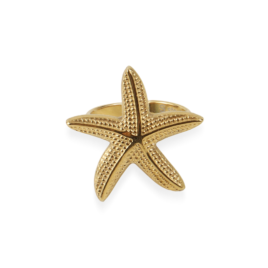 Γυναικείο δαχτυλίδι Mar and Mar Starfish από ανοξείδωτο ατσάλι