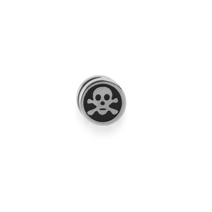 Σκουλαρίκι με μαγνήτη Mar and Mar Magnetic Bar Skull II από ανοξείδωτο ατσάλι