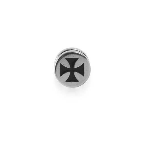 Σκουλαρίκι με μαγνήτη Mar and Mar Magnetic Bar Cross από ανοξείδωτο ατσάλι