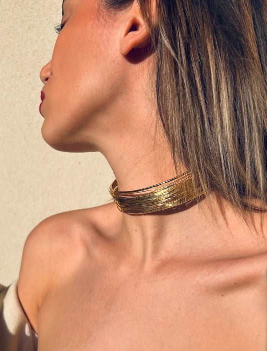 Κολιέ choker Mar and Mar Kaliana από ανοξείδωτο ατσάλι