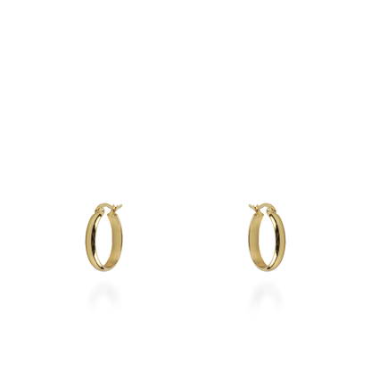 Σκουλαρίκια κρίκοι Mar and Mar Plated (2 cm) από ανοξείδωτο ατσάλι