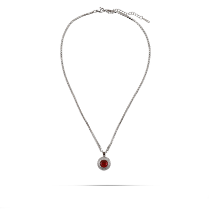 Κολιέ Tennis με πέτρες ζιργκόν Mar and Mar Sandra Tennis (Red)