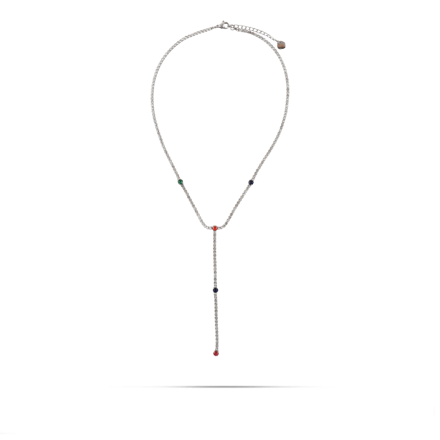 Κολιέ tennis με ζιργκόν Mar and Mar Tennis Tie (Mix) από ανοξείδωτο ατσάλι