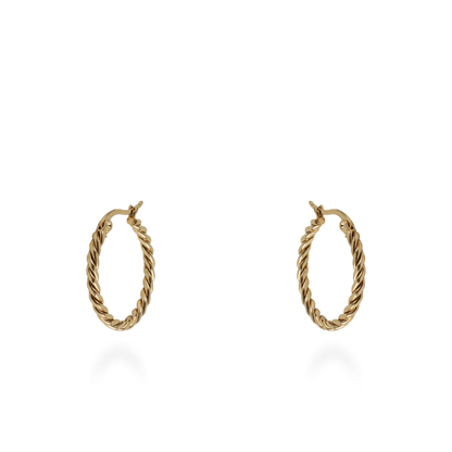 Σκουλαρίκια κρίκοι Mar and Mar Thalia (2,5 cm) από ανοξείδωτο ατσάλι